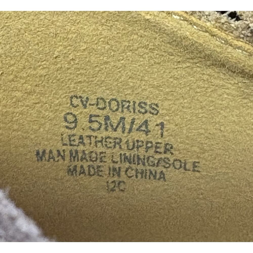 Crown Vintage Women’s Doriss Suede Wedge Pumps Tan Ankle Strap Heels Size 9.5 - Picture 7 of 7